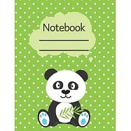Notebook: Lined Notebook Journal - 120 pages - Standart (8.5 x 11 inches) Panda Edition