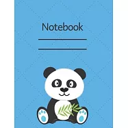 Notebook: Cute Panda - Lined Notebook Journal - 120 pages - Standart (8.5 x 11 inches)