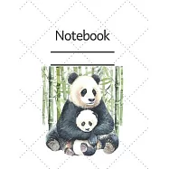 Notebook: Cute Panda - Lined Notebook Journal - 120 pages - Standart (8.5 x 11 inches)