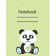 Notebook: Lined Notebook Journal - 120 pages - Standart (8.5 x 11 inches) Panda Edition
