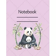 Notebook: Lined Notebook Journal - 120 pages - Standart (8.5 x 11 inches) Panda Edition