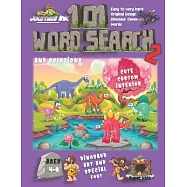 101 Word Search for Kids 2: SUPER KIDZ Book. Children - Ages 4-8 (US Edition). Dinosaurs by the Lake, Purple, w custom