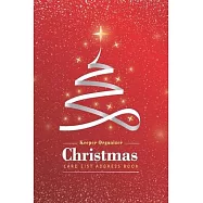 Christmas Card List Address Book: Christmas Silver Ribbon, Christmas Cards Keeper Organizer Book, 15 Year Send and