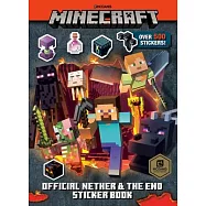 Minecraft官方貼紙書(超過500張貼紙)Official the Nether and the End Sticker Book (Minecraft)