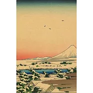 Ukiyo-E DoodleBox Journal: A small notebook with subtle lines for writing and drawing