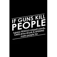 If guns kills people I guess pencils misspell words, cars drive drunk & spoons make people fat: Food Journal - Track