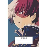 Notebook: TODOROKI A 120 Page Notebook Boku No Hero Academia Themed Colorful Diary and journal, Best For Kids (6x9)