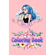 Halsey Coloring Book: finally, the chainsmokers, graveyard, hopeless fountain kingdom, room, i am halsey, hfk, bad