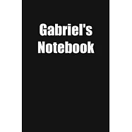 Gabriel&rsquo;&rsquo;s Notebook: 6x9 Lined Notebook, Gift For a Friend or a Colleague (Gift For Someone You Love)