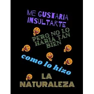 Me Gustar&iacute;a Insultarte: Regalo Divertido Para Compa&ntilde;ero - Cuaderno Lineas De Medidas (8.5" x 11")