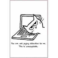 angry cat and Computers: Notebook Journal for Kids & men, women.... with more than 100 lined page - Composition Size (6