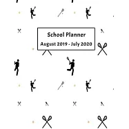 School Planner August 2019 - July 2020: Weekly, Monthly and Yearly Calendar and Organizer