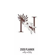 2020 Planner Weekly and Daily: Letter N Monogram - Weekly & Daily Planner Notebook Journal 140 pages, 2020 Calendar