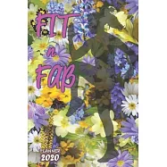 Fit n Fab ǀ Weekly Planner Organizer Diary Agenda: Week to View with Calendar, 6x9 in (15.2x22 cm) Perfect gift for