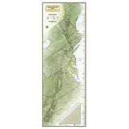 National Geographic: Appalachian Trail Wall Map in Gift Box Wall Map (18 X 48 Inches)