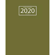 2020 Planner Weekly and Monthly: Jan 1, 2020 to Dec 31, 2020: Weekly & Monthly Planner and Calendar Views: Forest 6