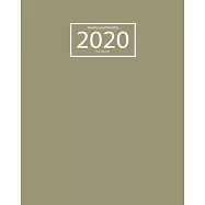 2020 Planner Weekly and Monthly: Jan 1, 2020 to Dec 31, 2020: Weekly & Monthly Planner and Calendar Views: Forest 1