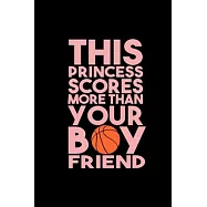 Basketball Princess: Blank Lined Notebook Journal for Work, School, Office - 6x9 110 page