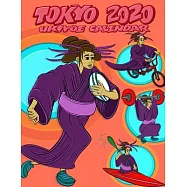 Tokyo 2020 Ukiyoe Calendar: RUGBY EDITION: Stay organised IN STYLE with this beautiful Japanese Olympic themed 2020