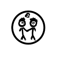 Couple Notebook: Wide Ruled Line Paper Pages Journal 6 x 9 Inches (15,2 x 22,9 cm) - Sweet Couple Art Gift Idea - Diary