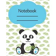 Notebook: Lined Notebook Journal - 120 pages - Standart (8.5 x 11 inches) Panda Edition