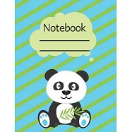 Notebook: Cute Panda - Lined Notebook Journal - 120 pages - Standart (8.5 x 11 inches)