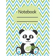 Notebook: Cute Panda - Lined Notebook Journal - 120 pages - Standart (8.5 x 11 inches)