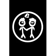 Couple Notebook: Wide Ruled Line Paper Pages Journal 6 x 9 Inches (15,2 x 22,9 cm) - Sweet Couple Art Gift Idea - Diary