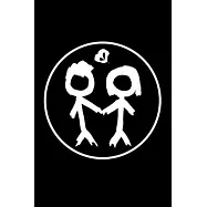 Couple Notebook: Wide Ruled Line Paper Pages Journal 6 x 9 Inches (15,2 x 22,9 cm) - Sweet Couple Art Gift Idea - Diary