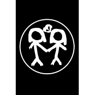 Couple Notebook: Wide Ruled Line Paper Pages Journal 6 x 9 Inches (15,2 x 22,9 cm) - Sweet Couple Art Gift Idea - Diary