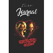 I Can Do It Journal: Childs Play Chucky And Tiffany Relationship Goals Blank Ruled Line for Student and School Teacher