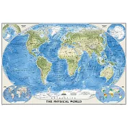 National Geographic: World Physical Wall Map - Laminated (45.75 X 30.5 Inches)