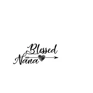 Blessed Nana: Portable Notebook: 6" x 9" Notebook With A Graphic Cover Quote or Saying for Moms: Awesome gift idea for