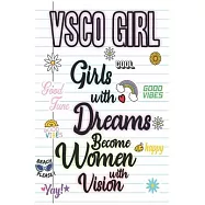 VSCO girl: Lined notebook (6 x 9 size) who love turtles, scrunchies, friendship bracelets, hydro-flasks, metal straws