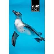 Penguin Puffin Antarctica Seabird Week Planner Weekly Organizer Calendar 2020 / 2021 - Underwater: Cute Wildlife Animal