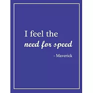 Top Gun Maverick Inspired Quote Notebook, Journal & Exercise Book