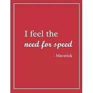 Top Gun Maverick Inspired Quote Notebook, Journal & Exercise Book