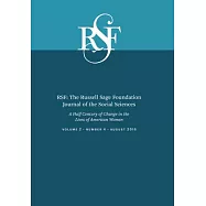 Rsf: The Russell Sage Foundation Journal of the Social Sciences: A Half a Century of Change in the Lives of American