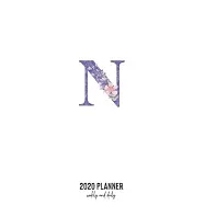 2020 Planner Weekly and Daily: Letter N Monogram - Weekly & Daily Planner Notebook Journal 140 pages, 2020 Calendar