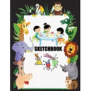 Sketchbook: Notebook for Drawing, Writing, Painting, Sketching or Doodling, Draw Your Own Comics, Notebook and Sketchbook for Kids