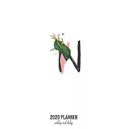 2020 Planner Weekly and Daily: Letter N Monogram - Weekly & Daily Planner Notebook Journal 140 pages, 2020 Calendar