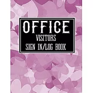 Office Visitors Sign in Log Book: Logbook for Front Desk Security, Business, Doctors, Schools, hospitals & offices