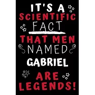 It&rsquo;&rsquo;s A Scientific Fact That Men Named Gabriel Are Legends!: Perfect Gag Gift For An Awesome Guy Called Gabriel