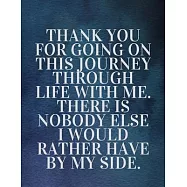 Thank you for going on this journey through life with me. There is nobody else I would rather have by my side: The Fear