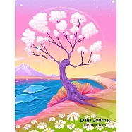 Daily Journal For Teen Girls: Fantasy Forest Cover Large Journal 8.5 x 11