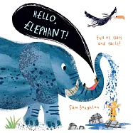 翻翻互動硬頁書：哈囉!大象與非洲動物 Hello, Elephant!