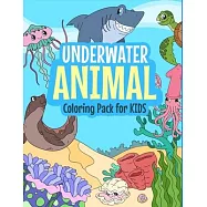 Underwater Animal: Coloring Pack for kids