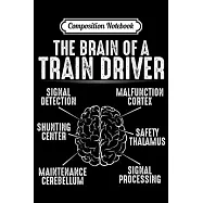 Composition Notebook: Locomotive Engineer Typical Brain Of A Train Driver Journal/Notebook Blank Lined Ruled 6x9 100
