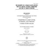 The necessity of a tobacco quota buyout: why it is crucial to rural communities and the U.S. tobacco industry