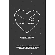 2020 The Astrology of Love for Aries with aquarius: horoscope, love, relationship and compatibility: Lined Notebook